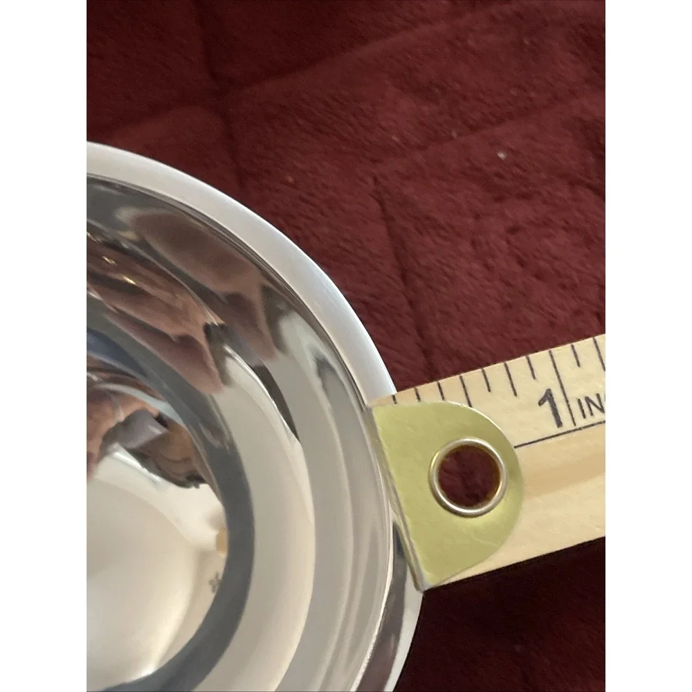 2- Nambe Tri Corner & Butterfly Small Bowls Silver Alloy Metal MT0809 & MT0808